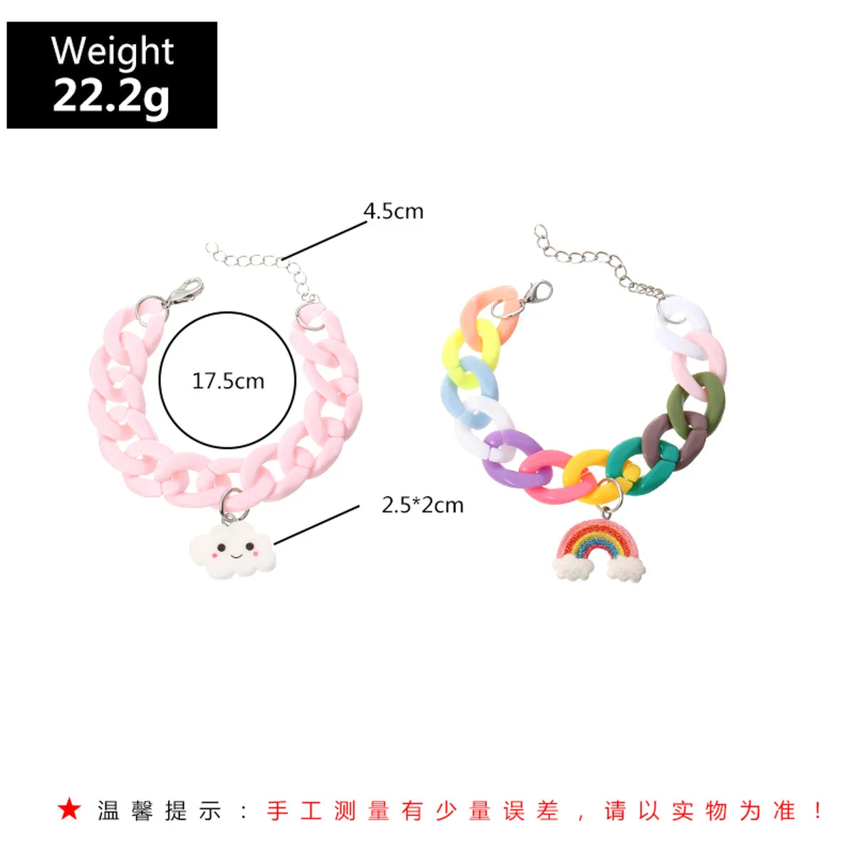 Rainbow Cloud Cute Bracelet