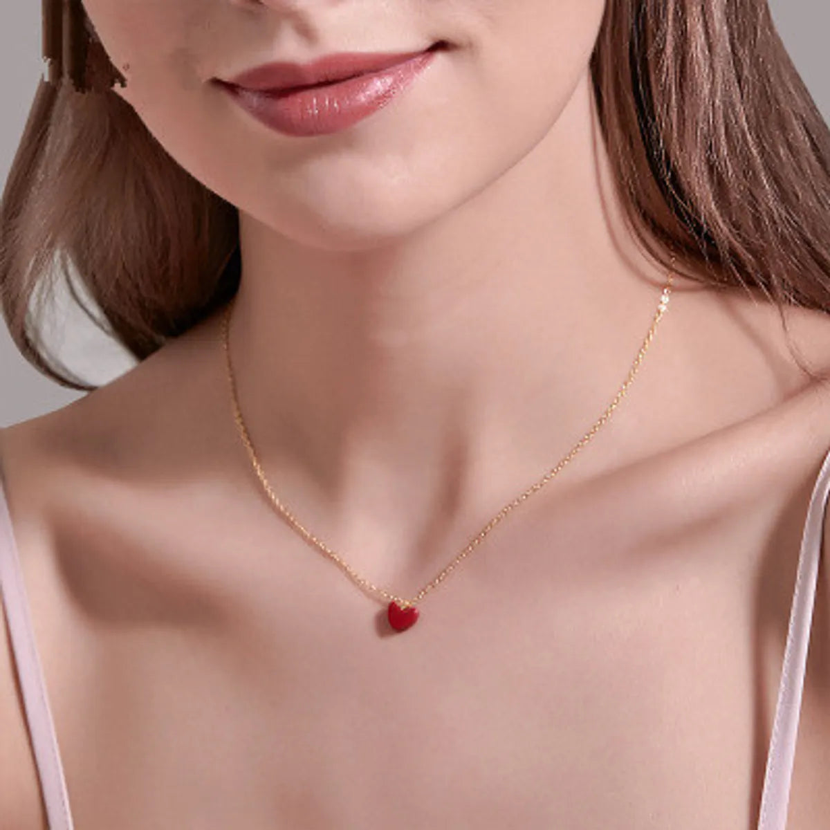 Red Heart Pendant Necklace