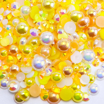 Resin Rhinestone Solid Color