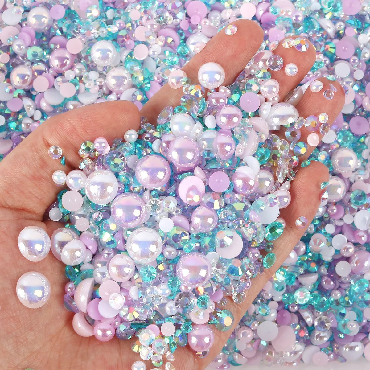 Resin Rhinestone Solid Color