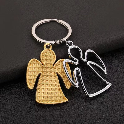 Retro Angel Alloy Bag Pendant Keychain