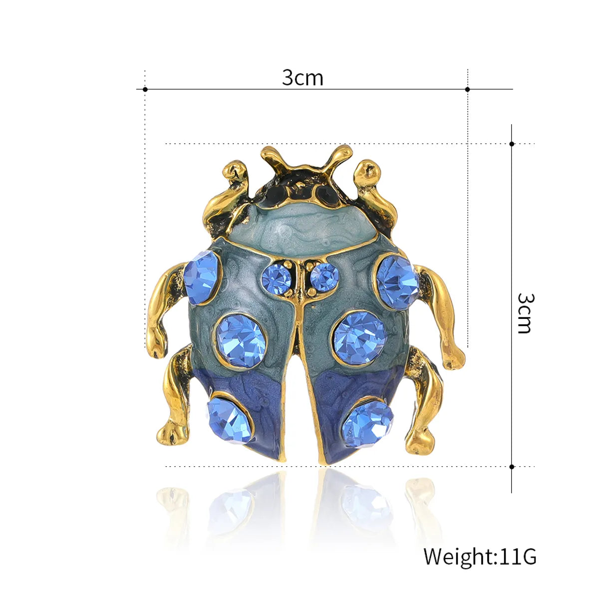 Retro Animal Alloy Inlay Rhinestones Women'S Corsage Brooches