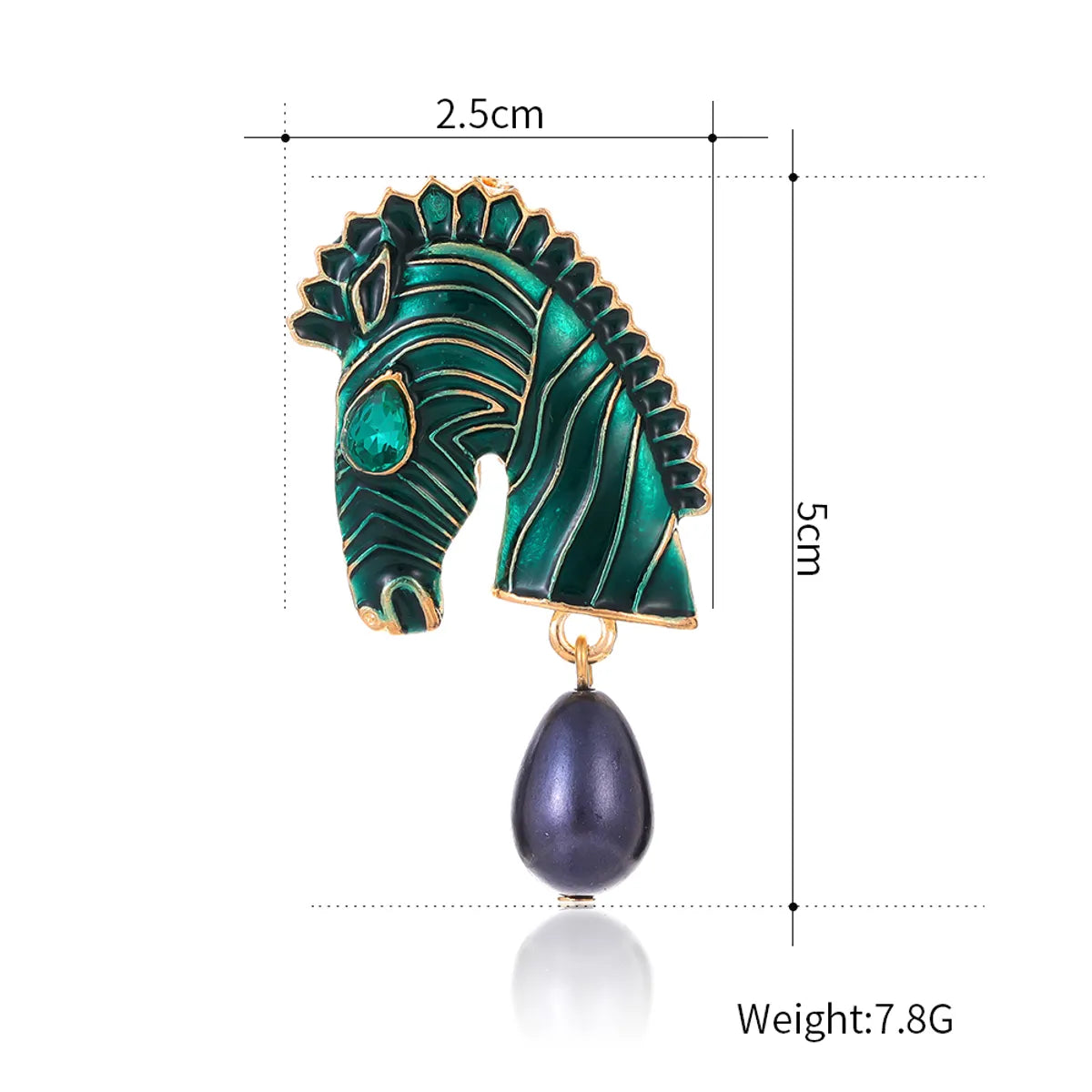 Retro Animal Alloy Inlay Rhinestones Women'S Corsage Brooches