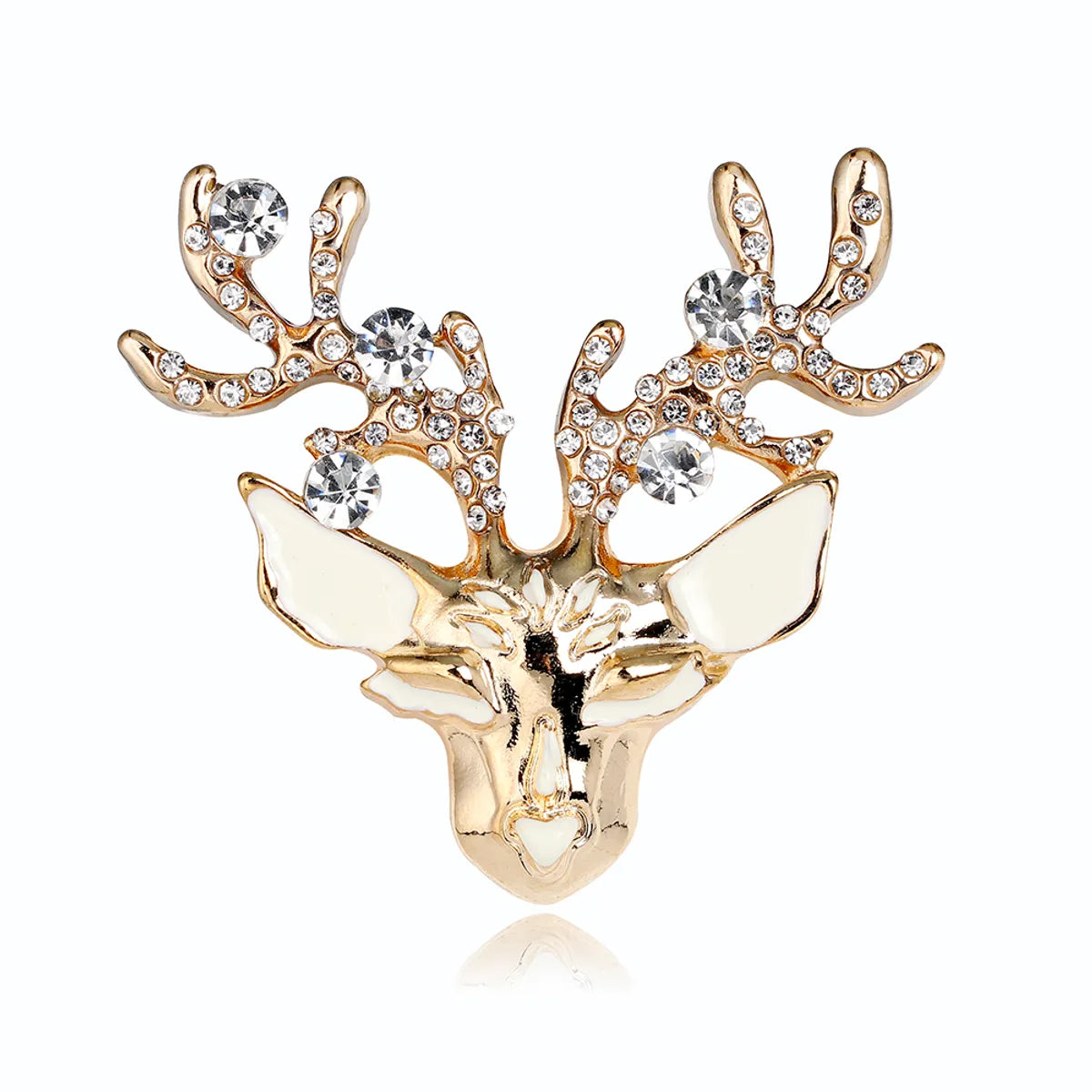 Retro Animal Alloy Inlay Rhinestones Women'S Corsage Brooches