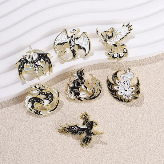 Retro Animal Alloy Plating Unisex Brooches