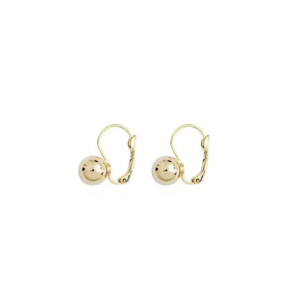 1 Pair Retro Ball Plating Alloy Earrings