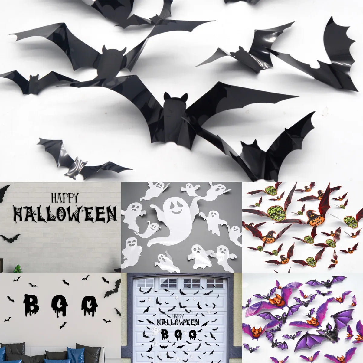 Retro Bat Pvc Wall Sticker