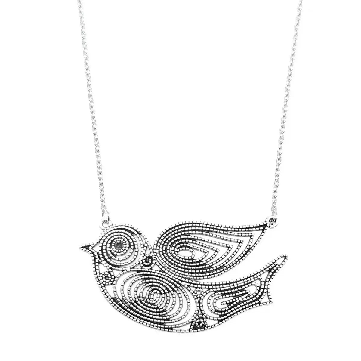 Retro Bird Alloy Plating Women'S Pendant Necklace Necklace Choker