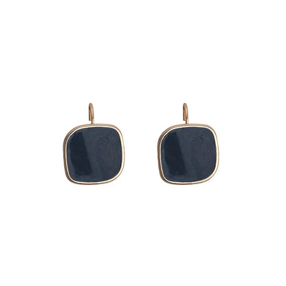 Retro Blue Earrings New Fashion Geometric Alloy Earrings Wholesale