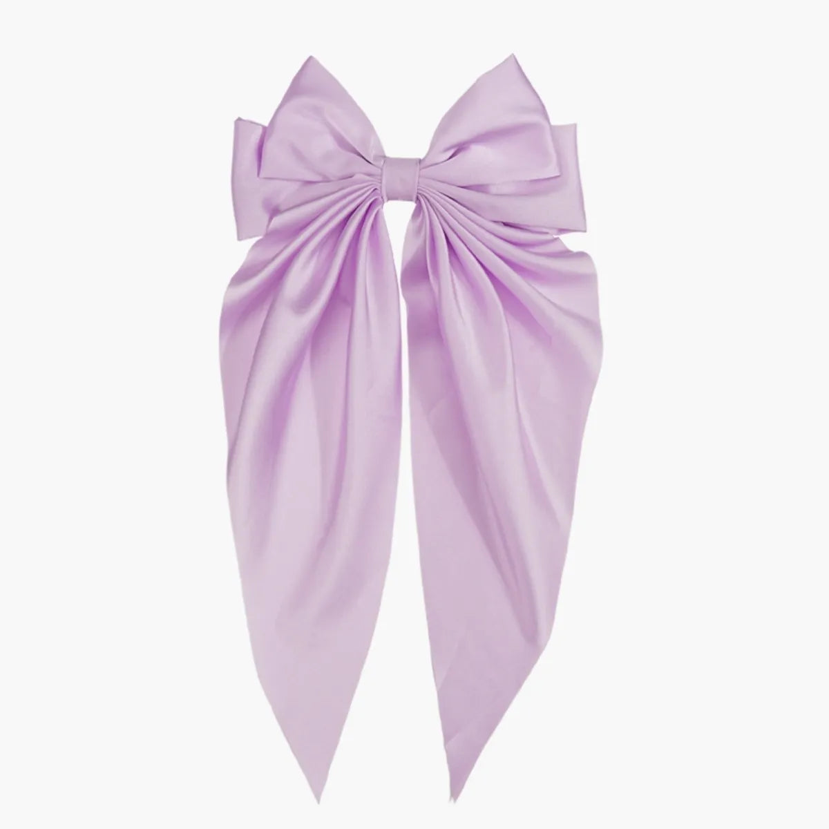 Women'S Retro Bow Knot Satin Material Handmade Hair Clip