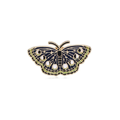 Retro Butterfly Alloy Enamel Unisex Brooches