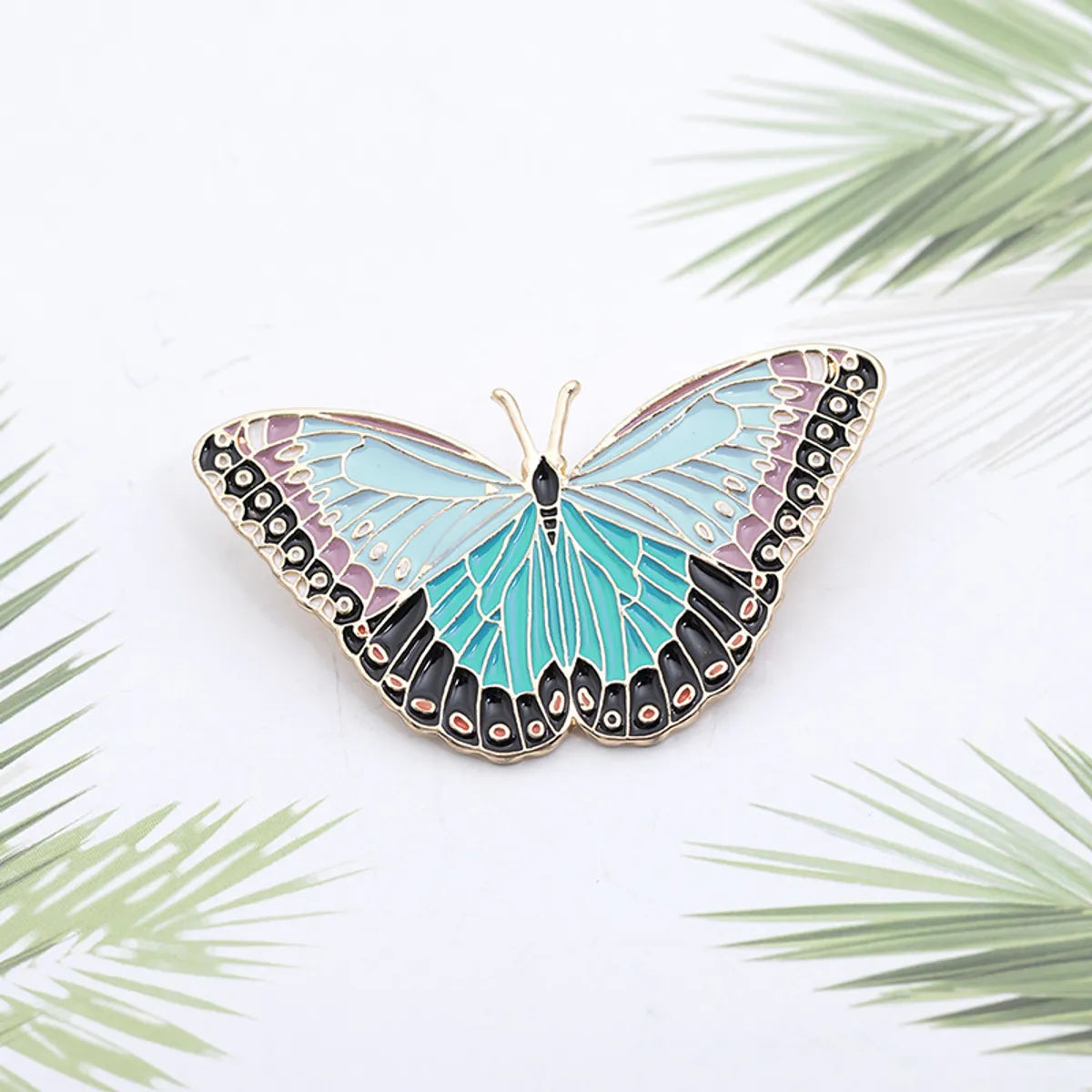 Retro Butterfly Alloy Enamel Unisex Brooches