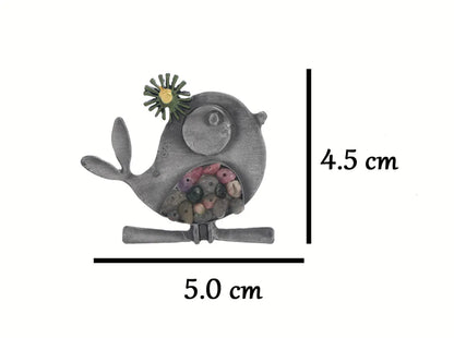 Retro Cartoon Bird Alloy Plating Unisex Brooches