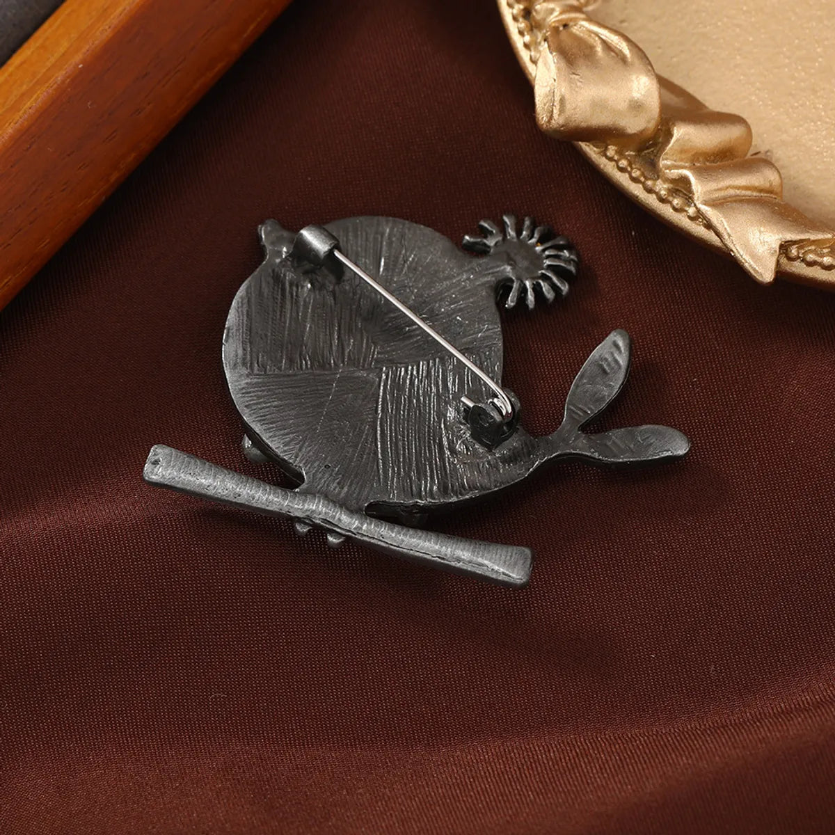 Retro Cartoon Bird Alloy Plating Unisex Brooches