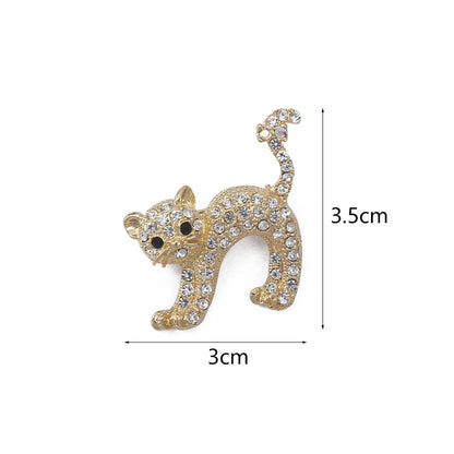 Retro Cat Alloy Unisex Brooches