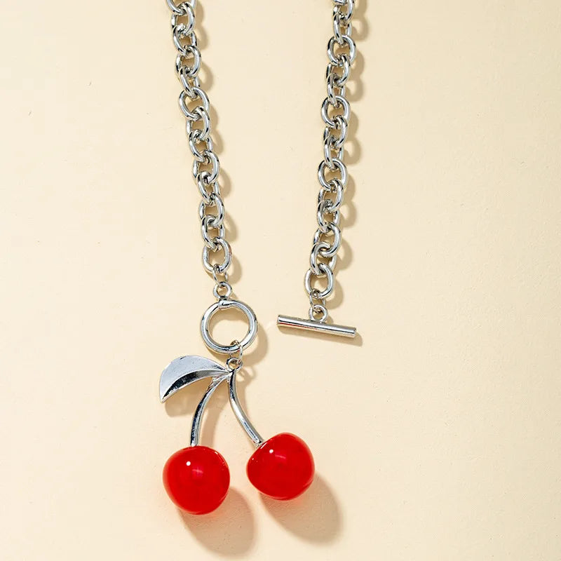 Retro Cherry Necklace