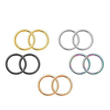 Retro Circle Titanium Steel Nose Ring 1 Piece