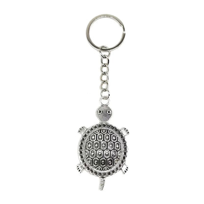 Retro Classic Style Tortoise Alloy Plating Bag Pendant Keychain