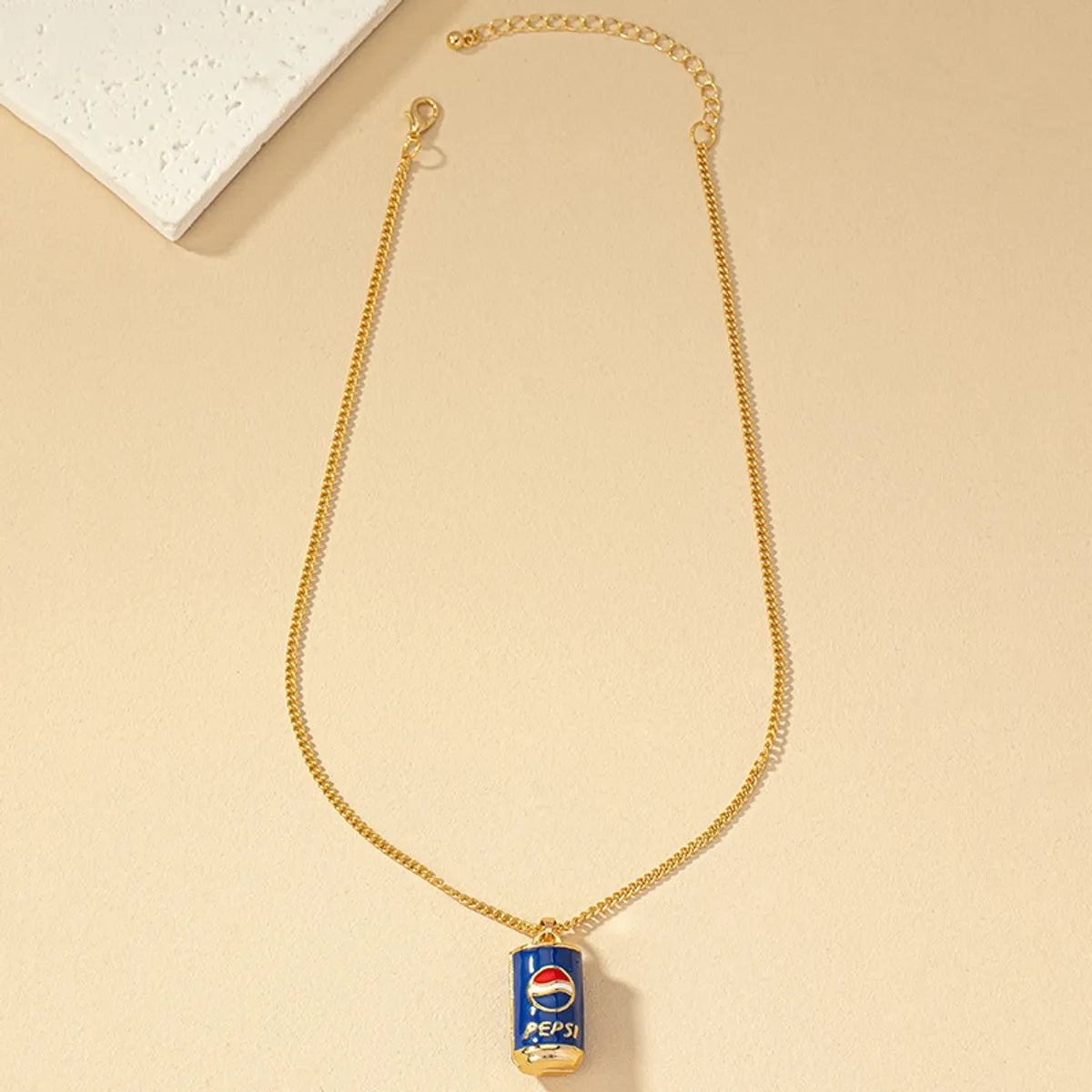 Retro Coke Alloy Plating Gold Plated Women's Pendant Necklace