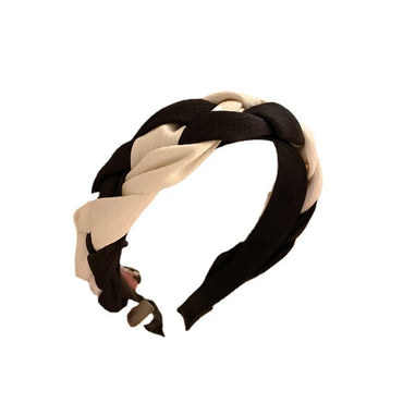 Retro Color Block Cloth Hair Band 1 Piece