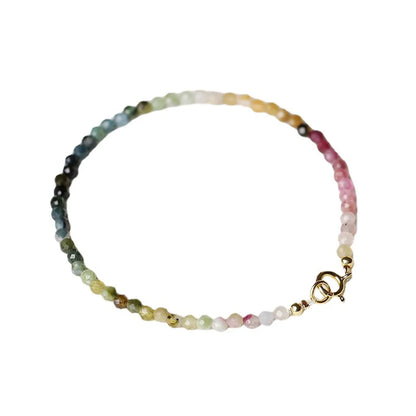 Retro Colorful Agate Women's Bracelets