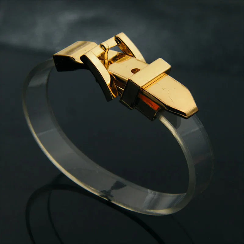 Pu Leather Copper Retro Commute Plating Solid Color Wristband