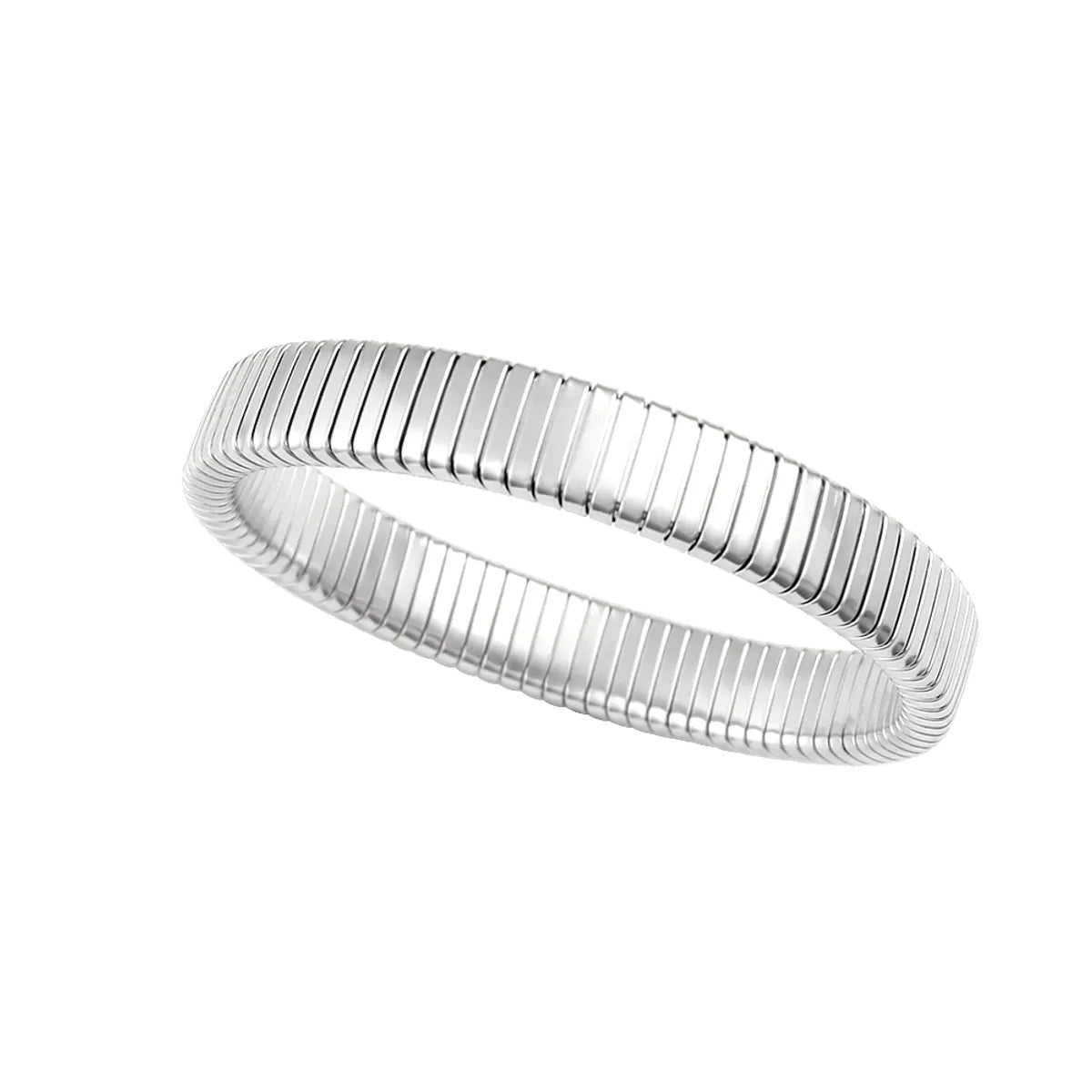 Retro Commute Stripe 304 Stainless Steel 18K Gold Plated Bangle In Bulk