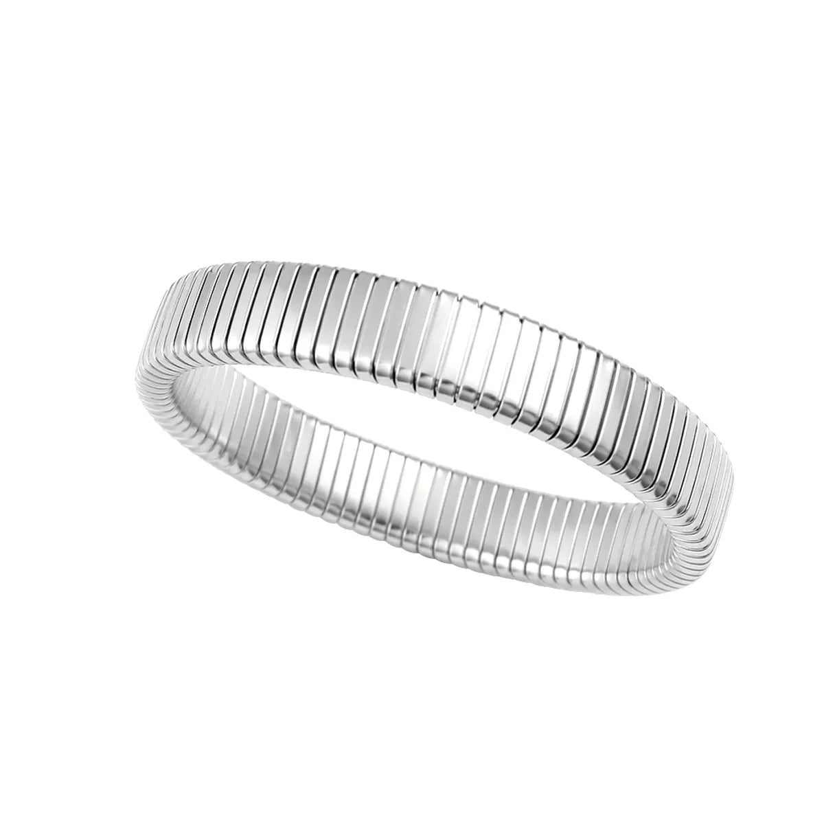 Retro Commute Stripe 304 Stainless Steel 18K Gold Plated Bangle In Bulk