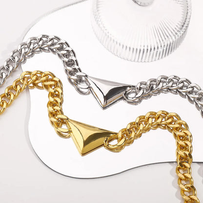 Retro Commute Triangle Alloy Women'S Jewelry Set