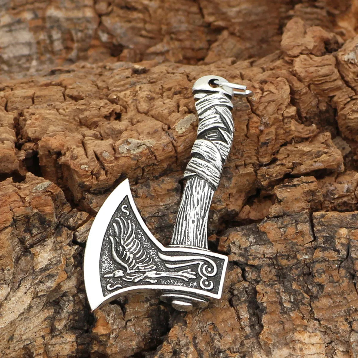 Retro Cool Style Axe Alloy Plating Men'S Pendant Necklace