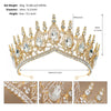 Retro Crown Alloy Inlay Rhinestones Crown