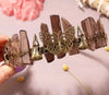 Retro Crown Butterfly Crystal Hair Band