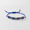 Retro Devil'S Eye Glass Rope Women'S Bracelets