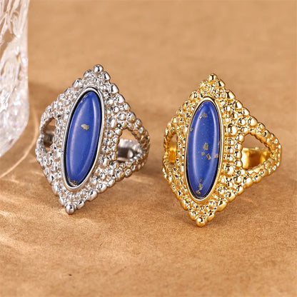 Retro Devil'S Eye Stainless Steel Plating Gold Plated Rings