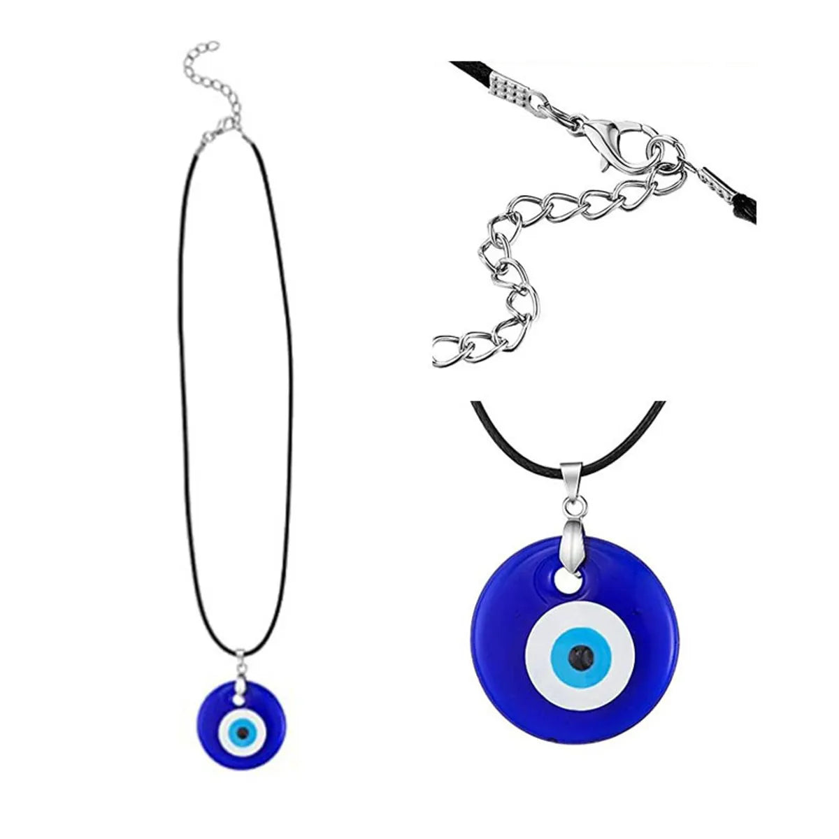 Retro Devil'S Eye Water Droplets Glass Unisex Pendant Necklace 1 Piece