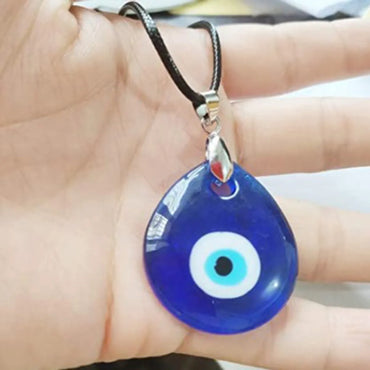 Retro Devil'S Eye Water Droplets Glass Unisex Pendant Necklace 1 Piece