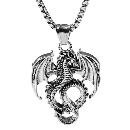 Alloy Titanium Steel Plating Men'S Necklace