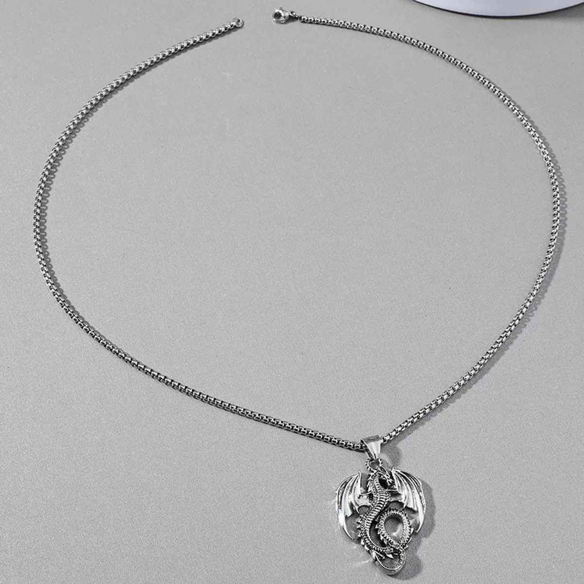 Alloy Titanium Steel Plating Men'S Necklace