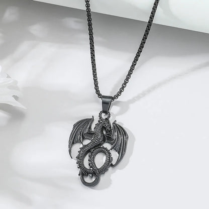 Alloy Titanium Steel Plating Men'S Necklace