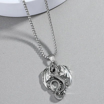 Alloy Titanium Steel Plating Men'S Necklace