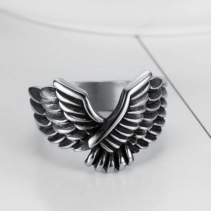 Retro Eagle Stainless Steel Men'S Rings