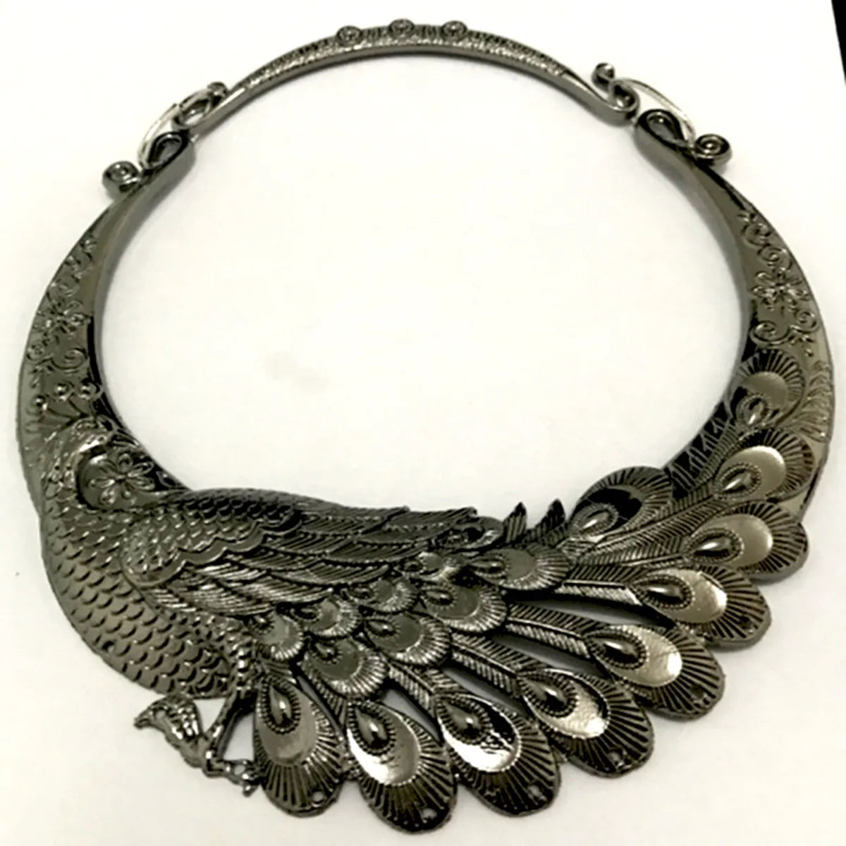 Retro Ethnic Style Peacock Dragon Zinc Alloy Plating Women'S Necklace