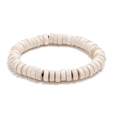 Retro Ethnic Style Solid Color Wood Wholesale Bracelets