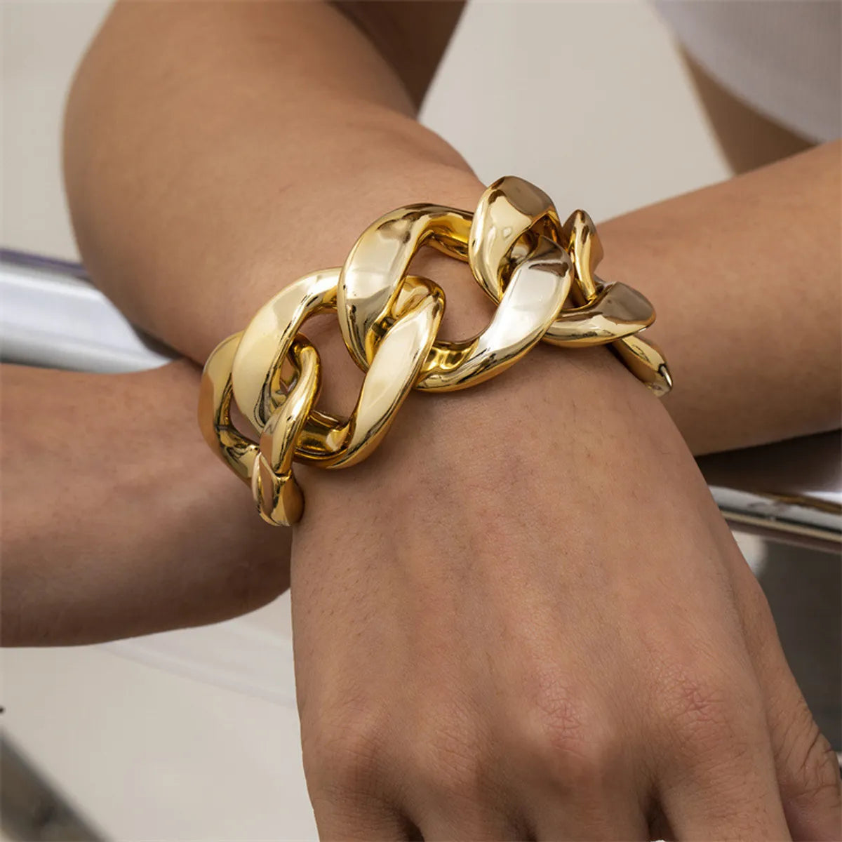 Retro Exaggerated Geometric CCB Wholesale Bracelets