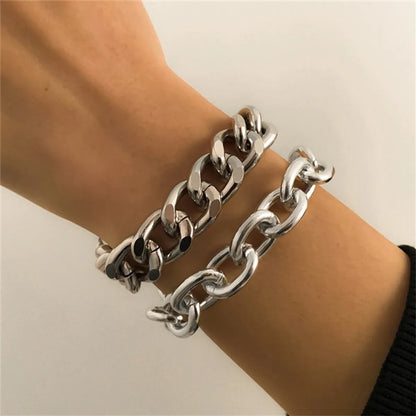 Retro Exaggerated Geometric CCB Wholesale Bracelets