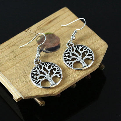 Retro Geometric Plating Metal No Inlaid Earrings