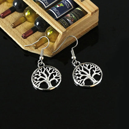 Retro Geometric Plating Metal No Inlaid Earrings