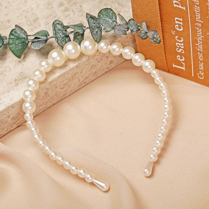 Retro Fashion Simple Pearls  Headband Wholesale Nihaojewelry