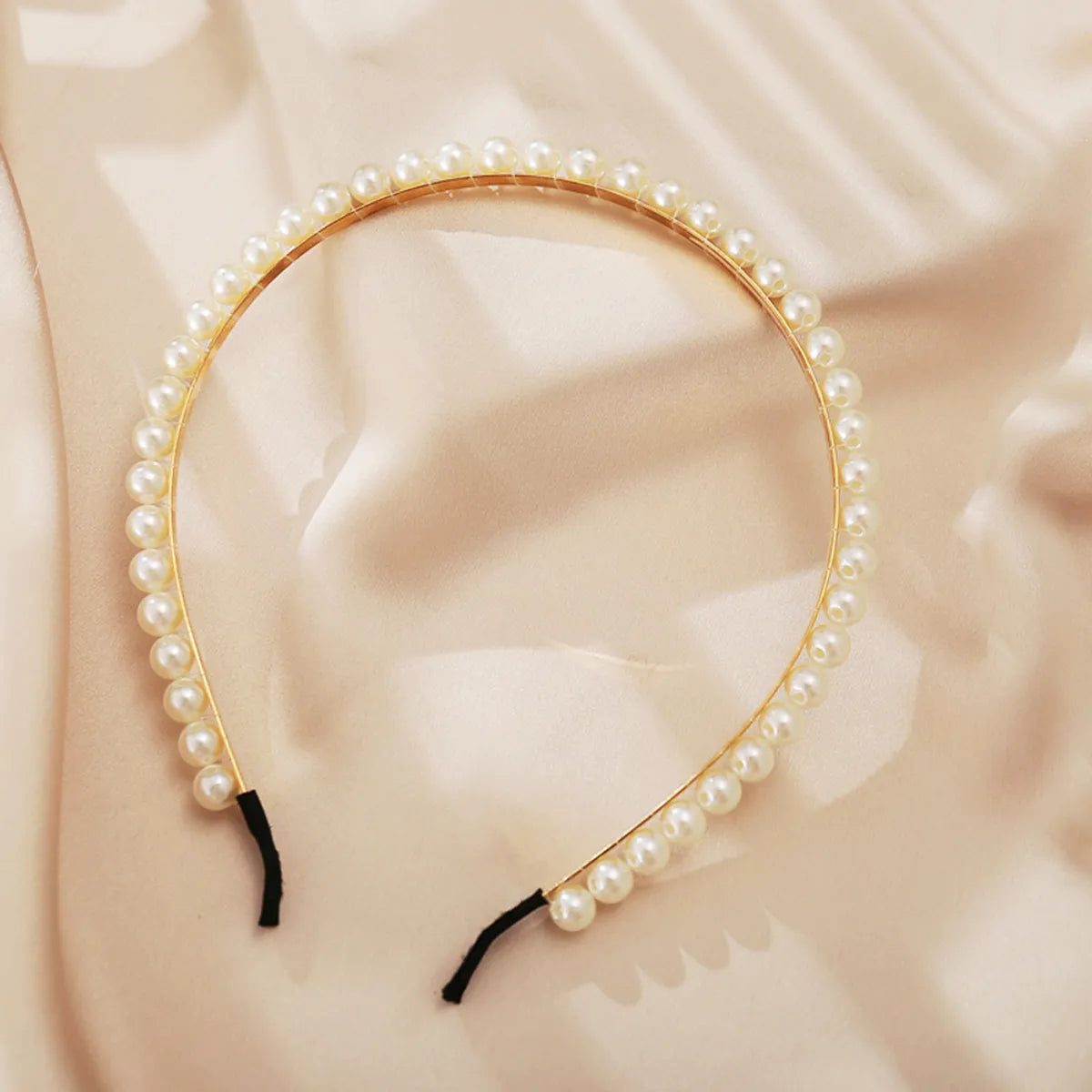 Retro Fashion Simple Pearls  Headband Wholesale Nihaojewelry