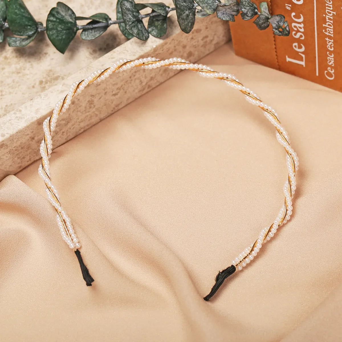 Retro Fashion Simple Pearls  Headband Wholesale Nihaojewelry